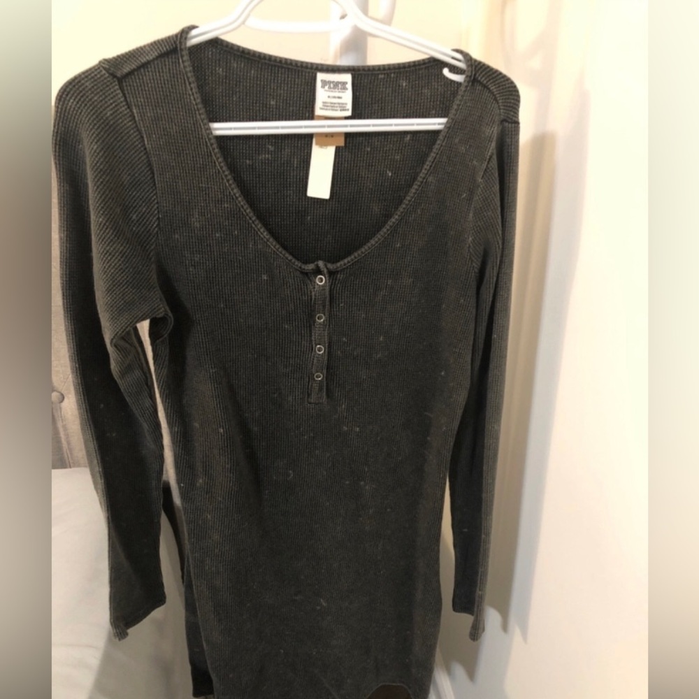Brand new dress purchased from PINK in grey. Never worn.